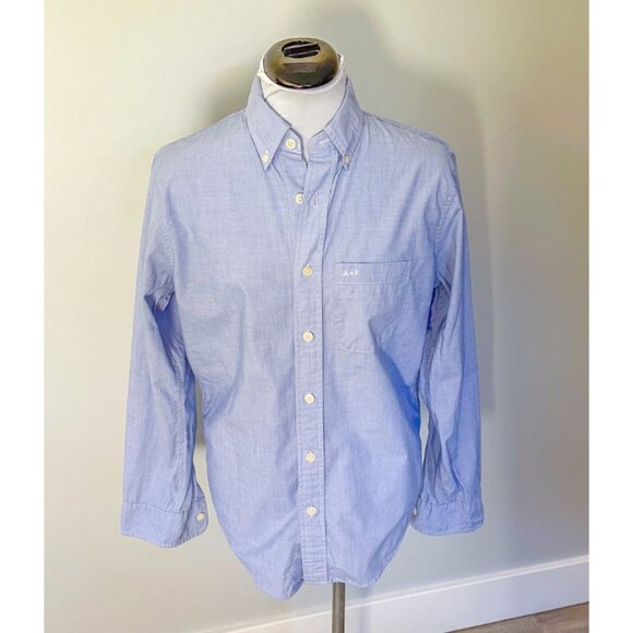 Abercrombie and Fitch Blue Button Down Shirt - Picture 1 of 9